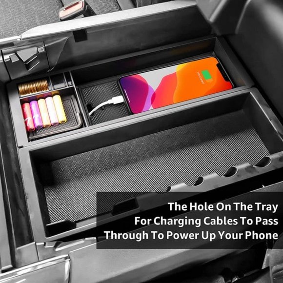 Center Console Organizer Fits for 2021 2022 Ford F150 Console Tray - Picture 7 of 9